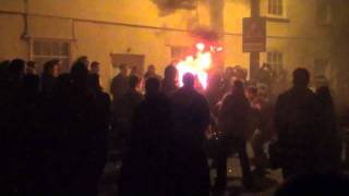 Ottery St Mary Flaming Tar Barrels 2011 [upl. by Asoral]