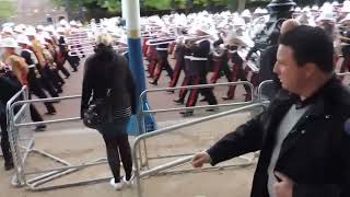 Massed Bands Royal Marines Beating Retreat 2014 [upl. by Asseniv825]