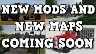 NEW MODS AND MAPS COMING SOON TO ALL PLATFORMS PS4 PS5 XBOX AND PC  Farming Simulator 22 [upl. by Zoila]