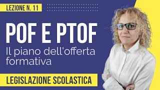 POF e PTOF il piano dellofferta formativa [upl. by Aisena]