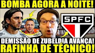 BOMBA AGORA A NOITE DEMISSÃO DE ZUBELDIA AVANÇA SE PERDER DO VASCO TÁ FORA RAFINHA DE TÉCNICO [upl. by Tnahsarp]