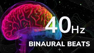 40 Hz Binaural Beats Concentration for Studying Super Intelligence Music improves memory [upl. by Daria269]