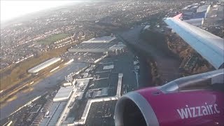 Wizzair Airbus A320232  London Luton to Budapest Full Flight [upl. by Fortier936]