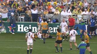 RWC 2003 Top Moments No5 Mike Tindall hit on George Gregan [upl. by Tavish]