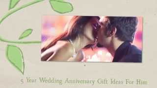 5 Year Wedding Anniversary Gift Ideas For Him [upl. by Raphaela]