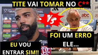 POLÊMICAGABIGOL VS TITE Tite Faz Declaração Polêmica sobre o Gabigol Do Flamengo [upl. by Aiyram]