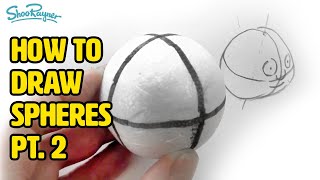 How to Draw Spheres in Your Drawings  Pt14 of Beginner Drawing Course [upl. by Lidda]