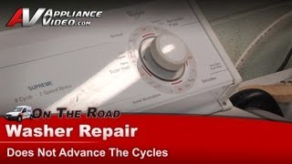 Whirlpool Washer Repair  Does Not Advance Cycles  LSR8233EQ0 [upl. by Mattox]