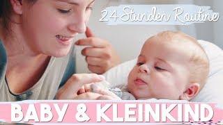 24 STUNDEN BABY UND KLEINKIND  ALLTAG ALS ZWEIFACHMAMA  JackieLina [upl. by Mcmullan]