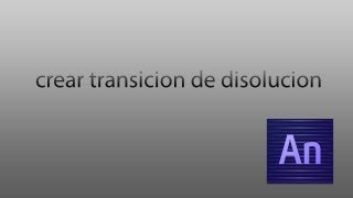 tutorial adobe edge animate  crear transicion de disolucion entre imagenes [upl. by Arhaz]
