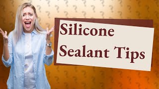 What to clean silicone sealant with [upl. by Enomis533]