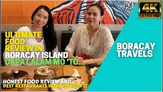 BORACAY TOP Best Restaurant amp Food Choices Boracay 2024  Ultimate Food Guide in Boracay Food trip [upl. by Utter]