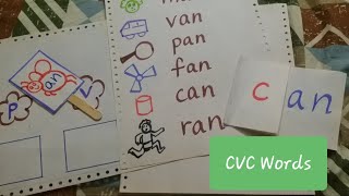 How to teach CVC words easily  Activities for CVC words for Preschoolers [upl. by Iren170]