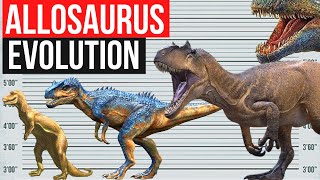 Allosaurus Evolution 1925  2022  Jurassic World Dominion Jurassic Evolution [upl. by Ahseiyn]