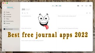 Best Free Journaling Apps 2022  Apps for Diary [upl. by Downall]