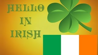 Learn How To Say Hello In Irish Gaelic [upl. by Mort772]