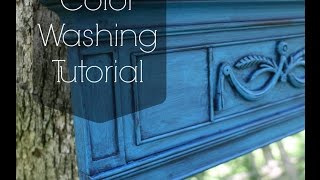 Color Washing Tutorial for Furniture Painting [upl. by Torin946]