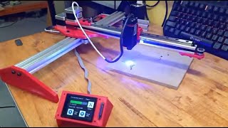 KBurner Laser Engraver  MKS TFT24 offline controller [upl. by Olenka]