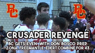 Bergen Catholic 61 Don Bosco Prep 49  Crusaders Avenge Regular Season Loss [upl. by Nahsor]