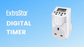 ExtraStar Digital Timer EMT757 Setup Guide  Program Your Home Appliances with Ease [upl. by Elamrej]