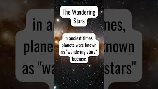 Planets The Ancient Wandering Stars [upl. by Adiam810]