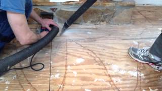 How to install your laminate around a stone fireplace [upl. by Nodnyl]