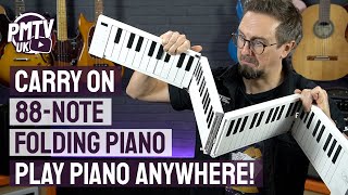 CarryOn 88Key Folding Piano  Review amp Demo  A Foldable MIDI Keyboard amp Digital Piano [upl. by Hannad]