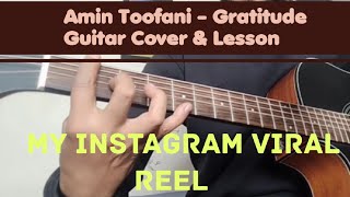 Amin Toofani  Gratitude  Guitar Cover amp Lesson [upl. by Atteinotna]