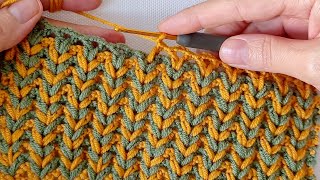 Bundan kolayı yok muhteşem başak tıg işi örgü modeli crochet [upl. by Arrik]