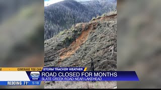 Slate Creek Road near Lakehead is being closed [upl. by Ykceb]