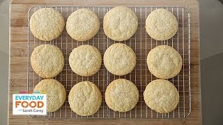 OldFashioned Lemon Sugar Cookie  Everyday Food with Sarah Carey [upl. by Stanhope514]