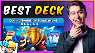 DOUBLE EVOLUTION TOURNAMENT in CLASH ROYALE 🏆 [upl. by Eelrahc]