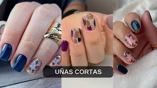 Diseños para Uñas Cortas ¡Ideas Creativas y Modernas  UÑAS 2024 [upl. by Quintilla]