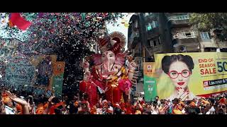 Girgaon Cha Raja Visarjan Sohala 2018  Paryavarnacha Raja l Team Rising Shutters [upl. by Iur134]