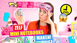 IN 24 UUR ZOVEEL MOGELIJK ZOETE ZUSJES MININOTEBOOKS MAKEN 24 Uurs Challenge ♥DeZoeteZusjes♥ [upl. by Sekyere]