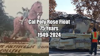 75 Years of Cal Poly Rose Float 19492024 [upl. by Aneeuqal541]