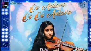 Oo Antava Oo Oo Antava Violin Cover Pushpa [upl. by Shotton]