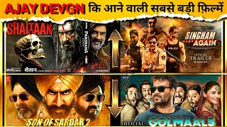 Ajay Devgn Top 10 Upcoming Movies 20242025  10 Biggest Ajay Devgan Upcoming Movies  Shaitaan [upl. by Flor]