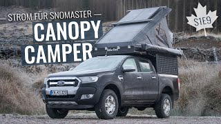 AluCab Canopy Camper  Stromkabel für quotSnoMaster 56Dquot in die Mittelkonsole verlegen S1E9 [upl. by Atel]