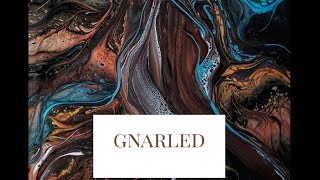 Gnarled SOLD Gilly Kube Card Slide  Shmears acrylic pour paintingasmr [upl. by Alad]