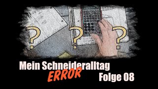 Schneideralltag Folge 08 ERROR Fehler in Rockberechung [upl. by Drisko]