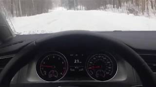 VW Golf 18T FWD Snow Test [upl. by Shear]