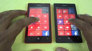 Windows 10 Mobile vs Windows Phone 81 on Nokia Lumia 520 [upl. by Elisee]