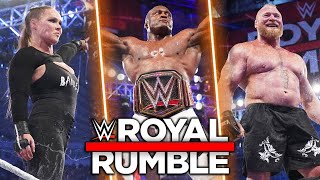 Ronda Rousey makes a rowdy return Royal Rumble 2022 WWE Network Exclusive [upl. by Chard238]