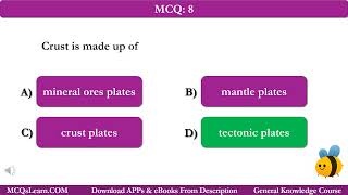 Earth Structure Quiz Questions Answers PDF  Earth Structure Notes Class 812 Ch 3  GK Quiz App [upl. by Heiney557]