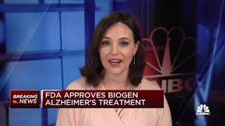 FDA approves Biogen Alzheimers treatment [upl. by Downall920]