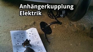 Anhängerkupplung nachrüsten VW Audi Seat Skoda Teil 22 Elektrik [upl. by Elijah]