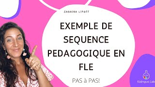 Exemple de séquence pédagogique FLE pas à pas [upl. by Shaylynn]