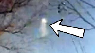 Unbelievable A human silhouette walking in the sky was caught on security camera UFO [upl. by Tobye]