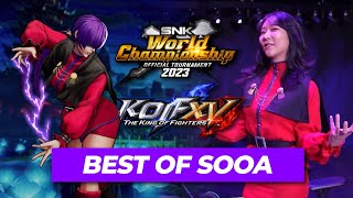 Best of Sooa  SNK World Championship 2023  KOF XV Highlights [upl. by Eidda]